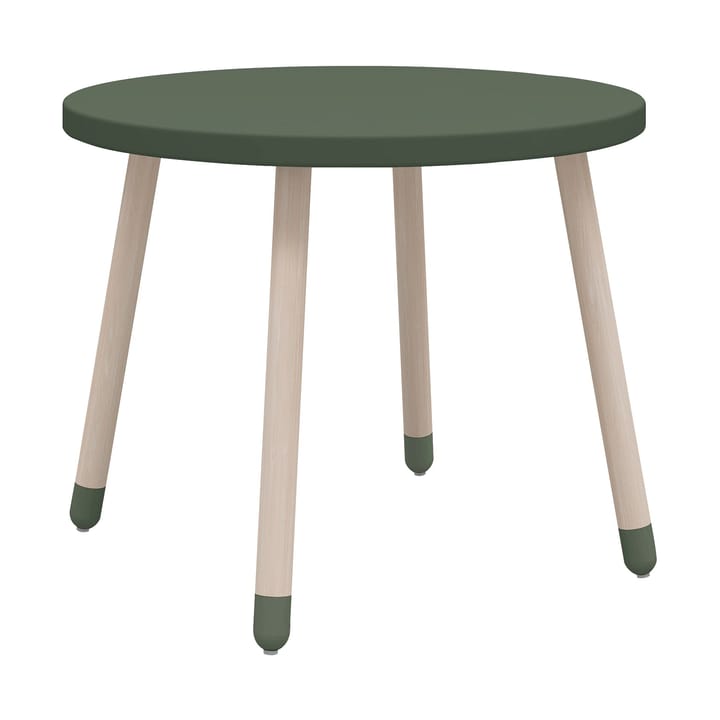 Mesa de brincar Dots Ø60 cm - Verde profundo - FLEXA