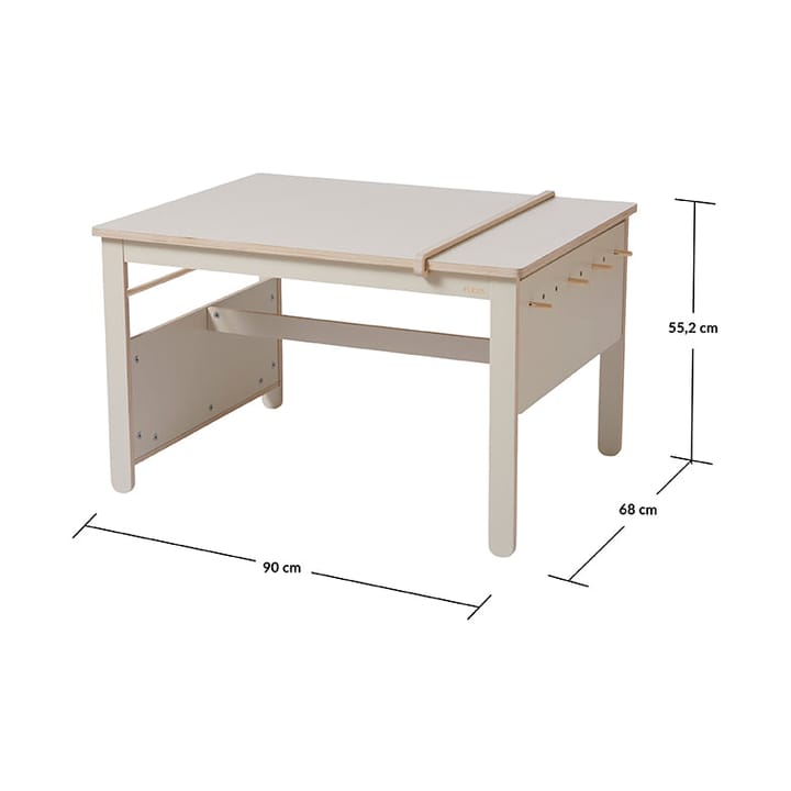 Mesa de trabalho criativa Play 68x90 cm, Cinza FLEXA