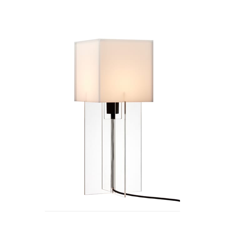 Candeeiro de mesa Cross-Plex T-500 - Opal - suporte acrílico - Fritz Hansen