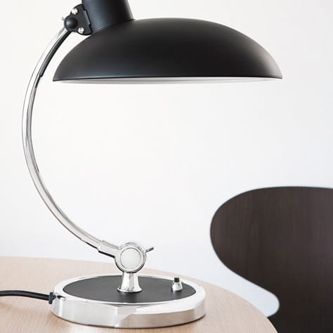 Candeeiro de mesa Kaiser Idell 6631-T Luxus - preto mate - Fritz Hansen