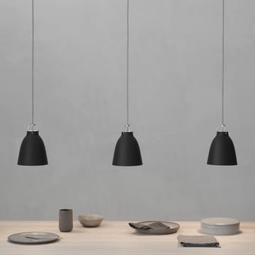 Candeeiro suspenso mate Caravaggio P1 - Preto - Fritz Hansen