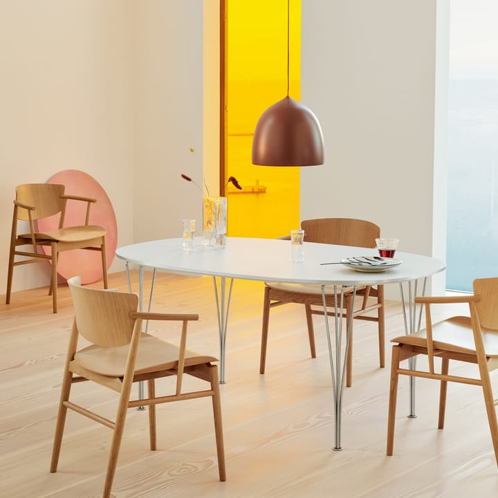 Candeeiro suspenso Suspence P1,5 - Powder-burgundy - Fritz Hansen