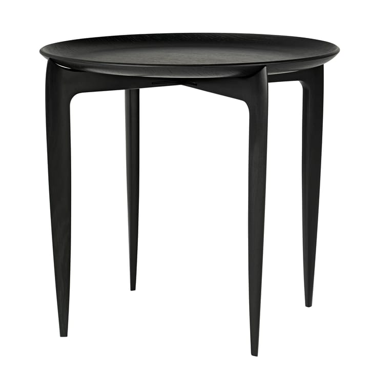 Tabuleiro de mesa dobrável Ø 45 cm - Preto - Fritz Hansen