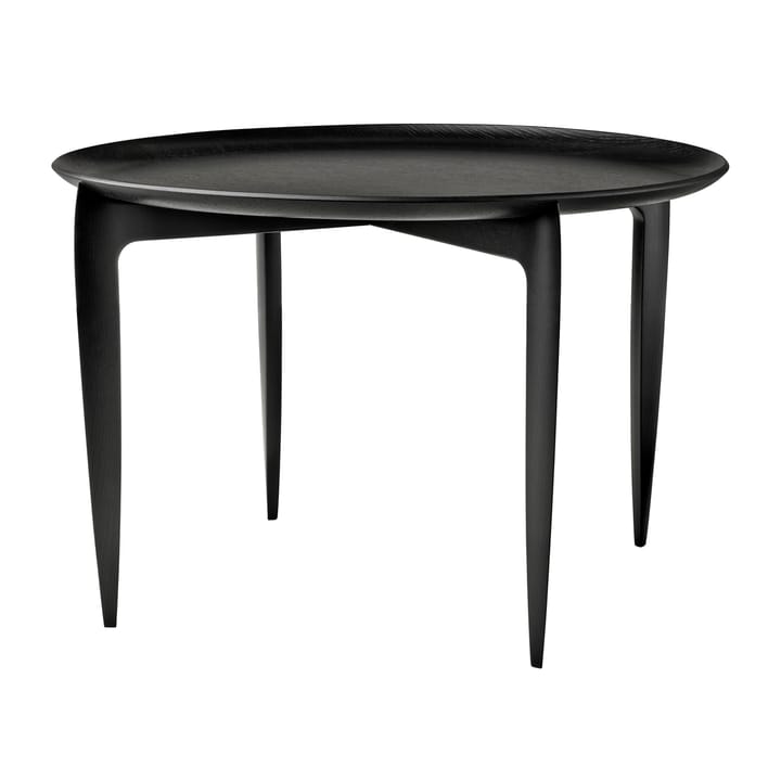 Tabuleiro de mesa dobrável Ø 60 cm - Preto - Fritz Hansen