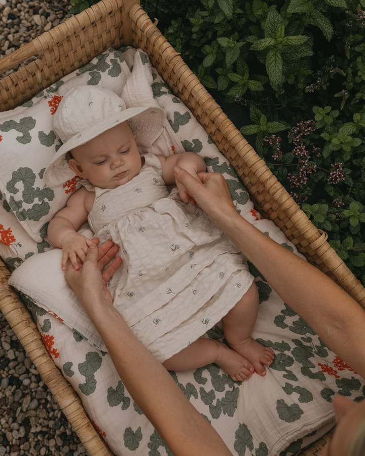 Conjunto de cama baby Pelargonium Muslin, 70x80 cm/28x35 cm Garbo&Friends