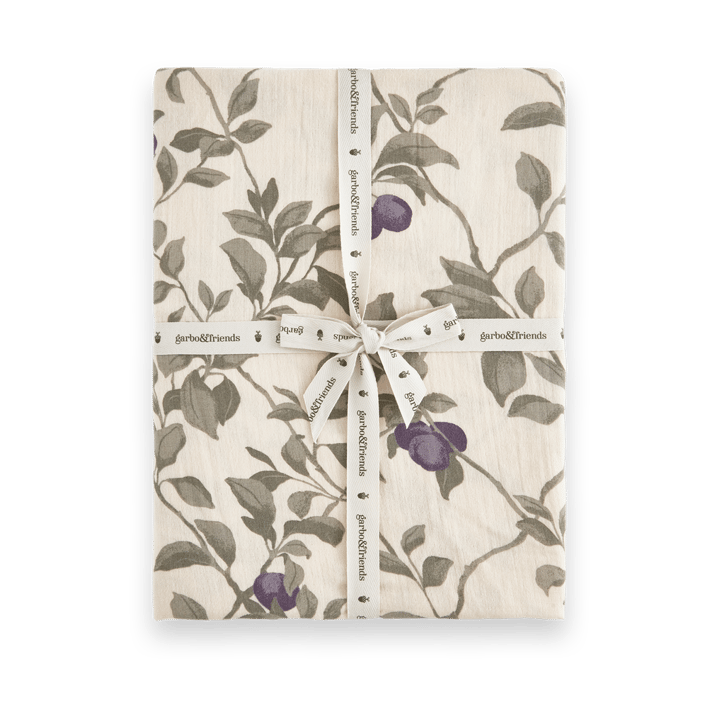 Lençol ajustável Plum Muslin - 60x120x20 cm - Garbo&Friends