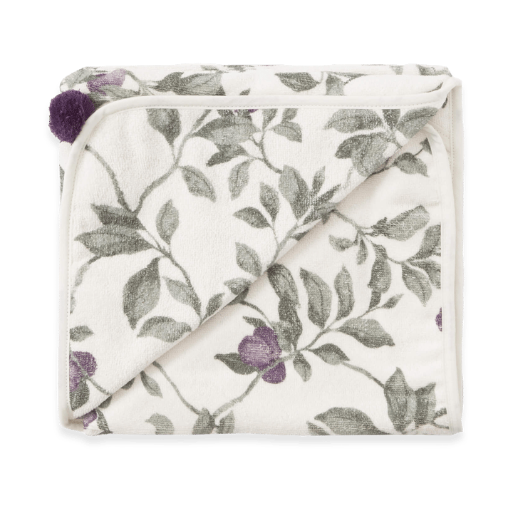 Plum terry toalha com capuz - 80x80 cm - Garbo&Friends