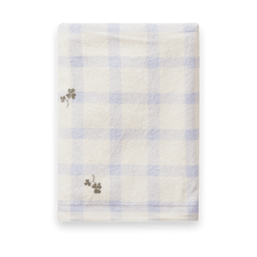 Toalha de banho Gingham Sorrel Blue Terry - 70x140 cm - Garbo&Friends