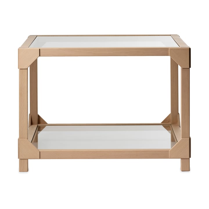 Mesa de Centro Bleck 55x55 cm vidro - Faia-natural - Gärsnäs