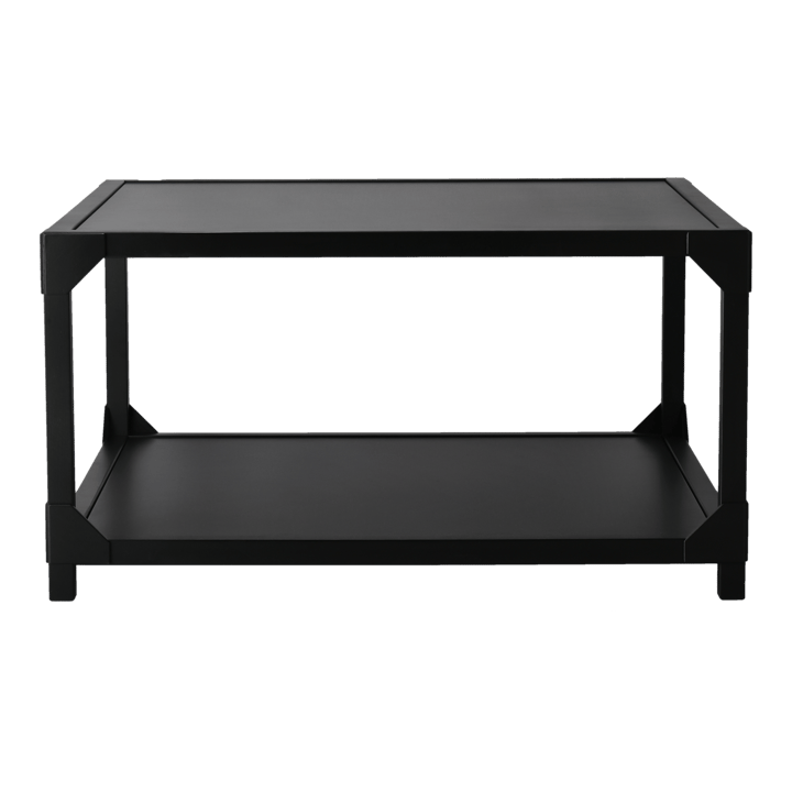 Mesa de Centro Bleck 75x75 cm folheado - Faia - verniz preto - Gärsnäs