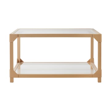 Mesa de Centro Bleck 75x75 vidro - Faia-natural - Gärsnäs