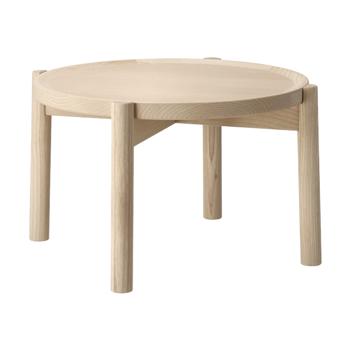 Mesa de centro Elna - freixo-branco-Ø40 cm - Gärsnäs