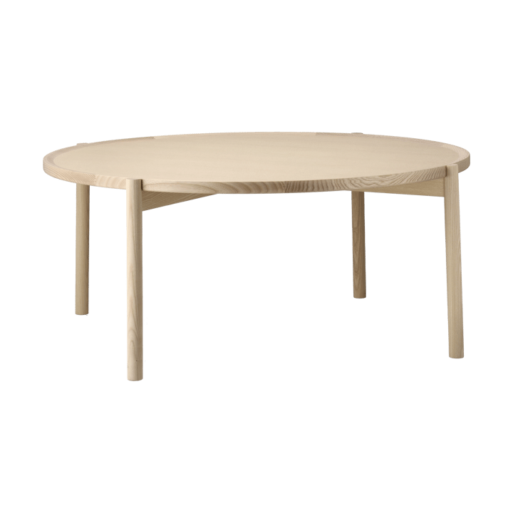 Mesa de centro Elna - freixo-branco-Ø90 cm - Gärsnäs