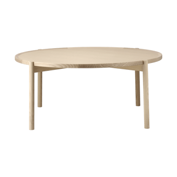 Mesa de centro Elna - freixo-branco-Ø90 cm - Gärsnäs