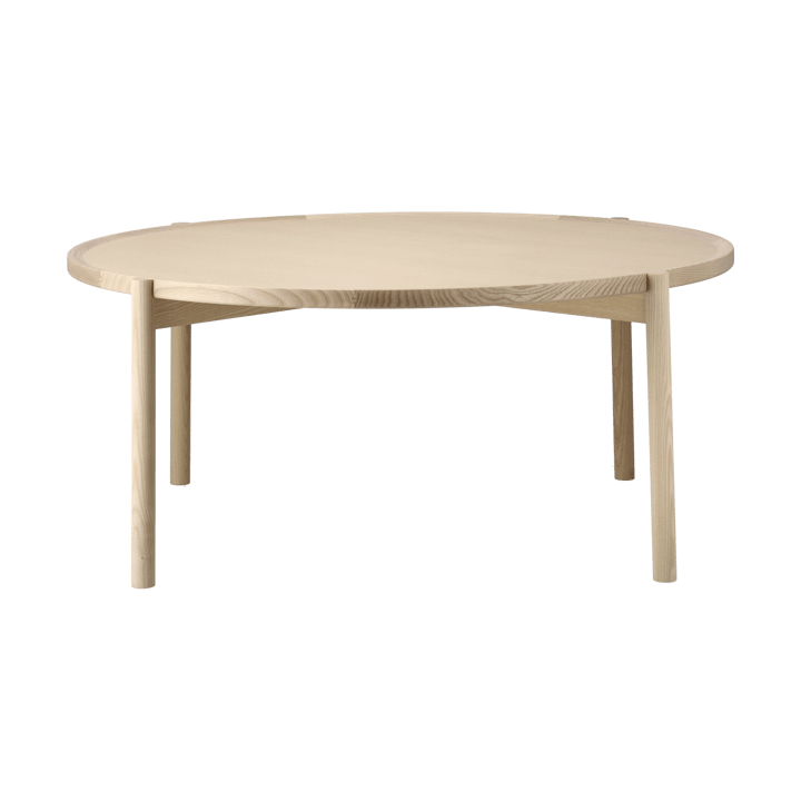 Mesa de centro Elna - freixo-branco-Ø90 cm - Gärsnäs