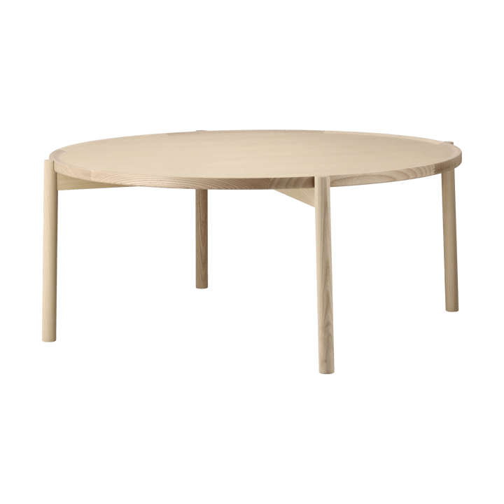 Mesa de centro Elna - freixo-branco-Ø90 cm - Gärsnäs