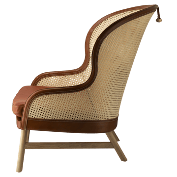 Poltrona Dandy - Carvalho-natural-tärnsjö couro cognac - Gärsnäs