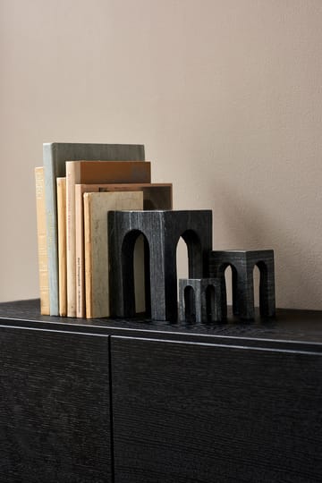 Apoio de livros Arkiv, 3 peças  - Preto - Gejst