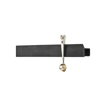 Banda magnética Flex Rail 40 cm - carvalho pintado de preto-preto - Gejst