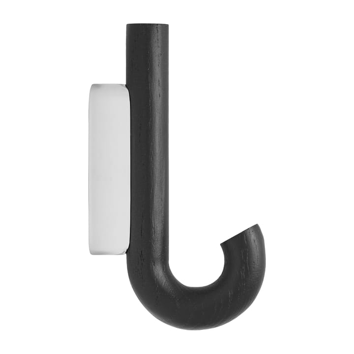 Hook gancho mini 13,3 cm  - Carvalho preto-cromo - Gejst