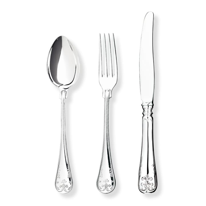 Colher de sopa prata níquel Gammal Fransk - 18,3 cm - Gense