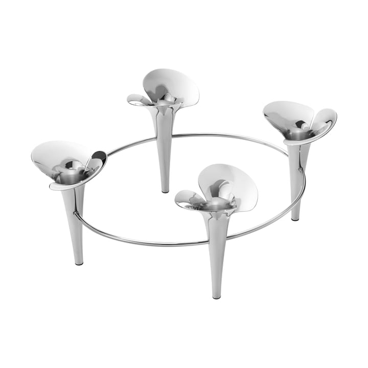 Castiçal Bloom Ø28cm  - Aço inoxidável - Georg Jensen