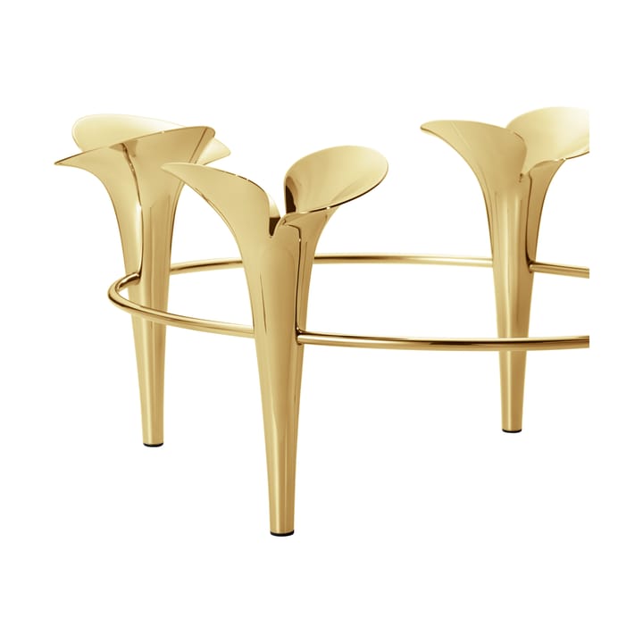 Castiçal Bloom Ø28cm , Dourado  Georg Jensen