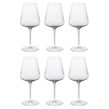 Copo de vinho tinto Bernadotte 6 un. - cristalino - Georg Jensen