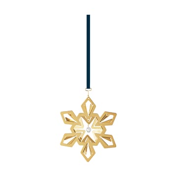 Enfeite de Natal floco de neve 2024 - Banhado a ouro - Georg Jensen