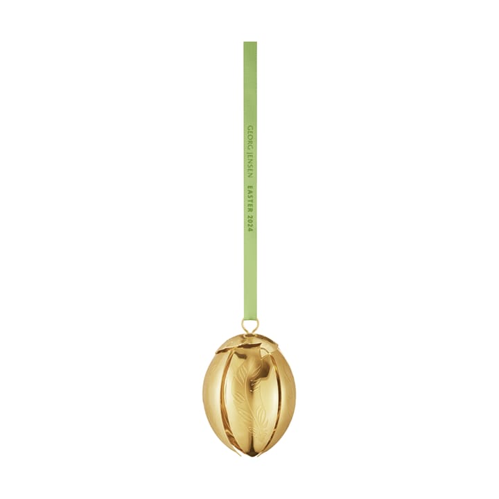 Georg Jensen pingente de ovo de Páscoa 2024, Banho de Ouro 18 K Georg Jensen