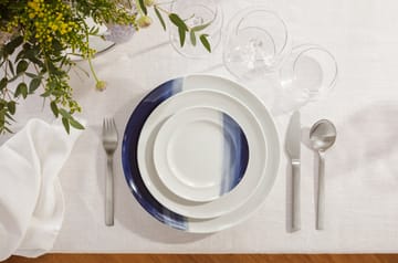 Prato Koppel decorativo Ø22 cm - Branco-azul - Georg Jensen