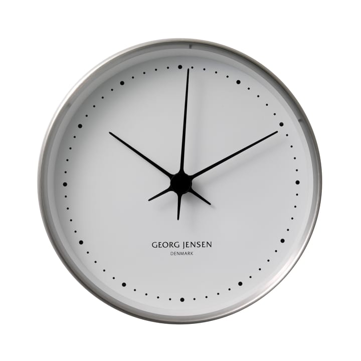 Relógio de parede branco-aço inoxidável Koppel - Ø22 cm - Georg Jensen