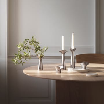 Suporte de velas Bloom Botanica 2 un. - aço inoxidável - Georg Jensen