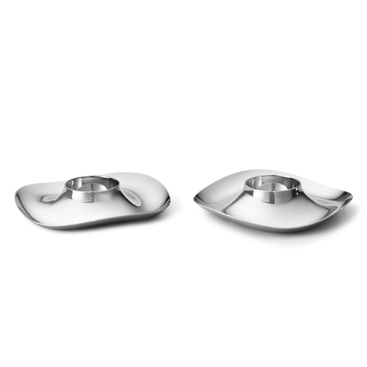 Suporte para ovos Cobra, 2 un. - aço inoxidável - Georg Jensen