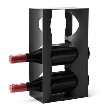 Suporte para vinho Alfredo 3 garrafas 33.6x12 cm - Preto - Georg Jensen