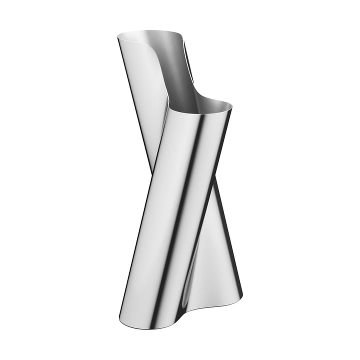 Vaso de chão Lituus 49,8 cm - Aço inoxidável - Georg Jensen