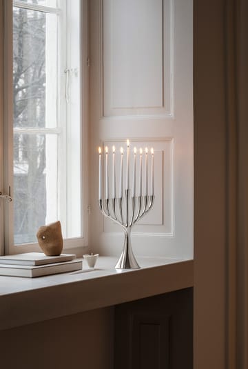 Vela Cobra Hanukkah 18-unidades - Branco  - Georg Jensen