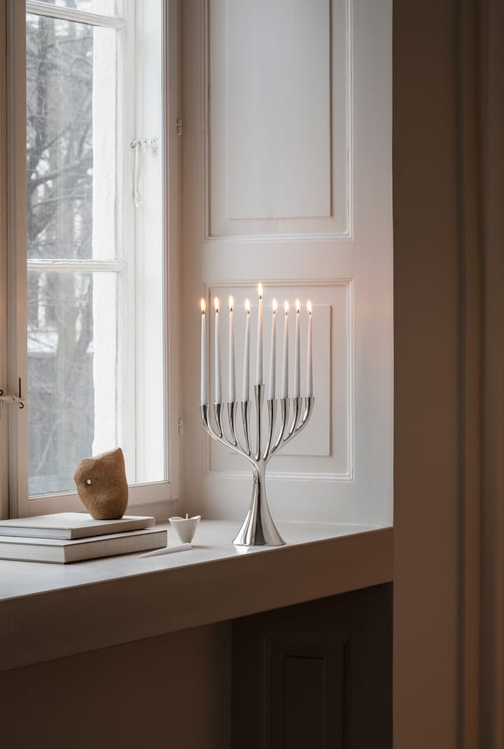 Vela Cobra Hanukkah 18-unidades, Branco  Georg Jensen