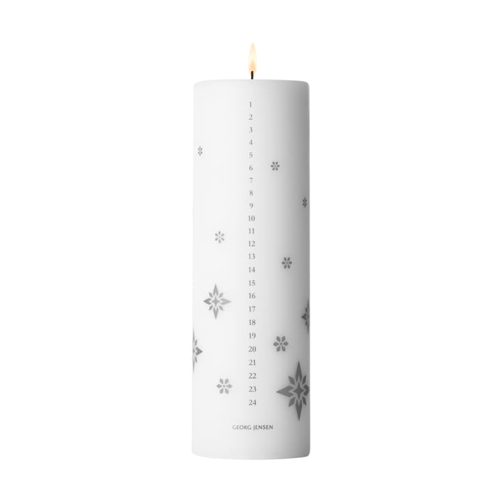 Vela de calendário 2024, 25 cm - Prata - Georg Jensen