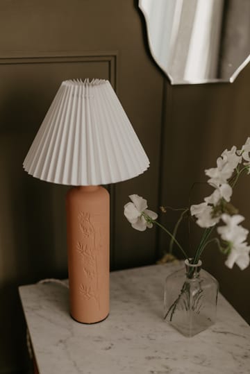 Candeeiro de mesa Flora 46 cm - Terracotta - Globen Lighting