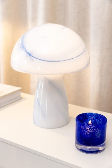 Candeeiro de mesa Fungo Swirl 22 - Azul - Globen Lighting