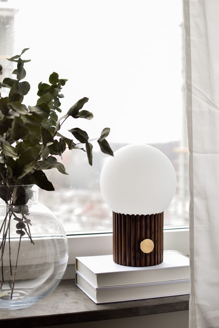 Candeeiro de mesa Hubble Ø15 cm - Walnut - Globen Lighting