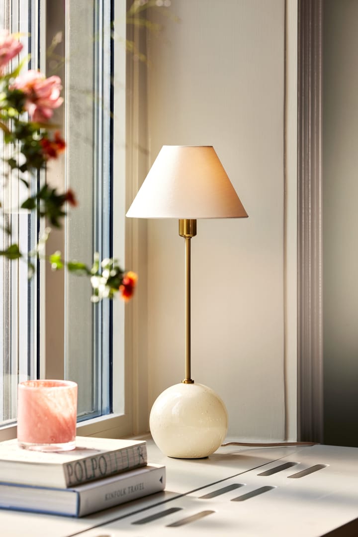 Candeeiro de mesa Iris 20 - Creme - Globen Lighting