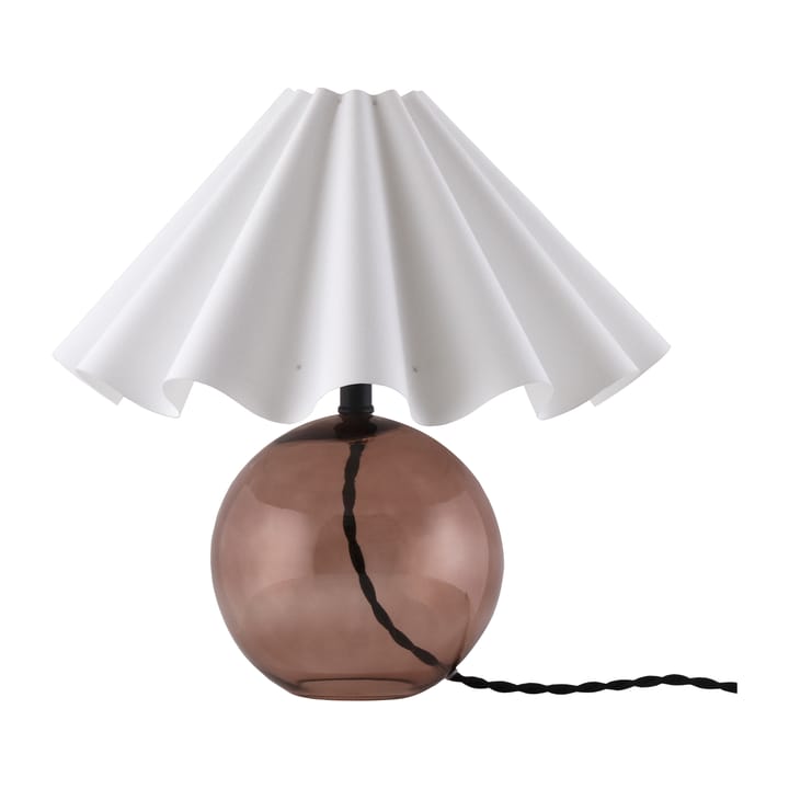 Candeeiro de mesa Judith Ø30 cm - Brown-white - Globen Lighting