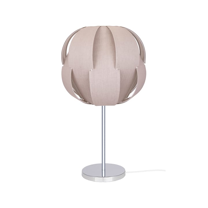 Candeeiro de mesa Pavot 25  - bege, estrutura cromo - Globen Lighting