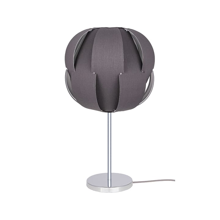 Candeeiro de mesa Pavot 25  - Cinzento, estrutura cromada  - Globen Lighting