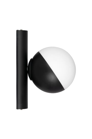 Candeeiro de parede Contur Ø15 cm - Preto-branco - Globen Lighting