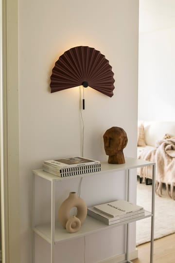 Candeeiro de parede Zen 50 cm  - Preto-maroon - Globen Lighting