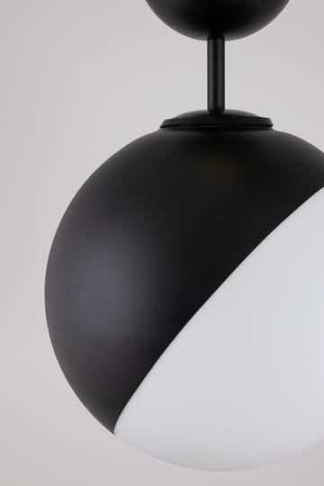 Candeeiro de teto Contur Ø25 cm - Preto-branco - Globen Lighting