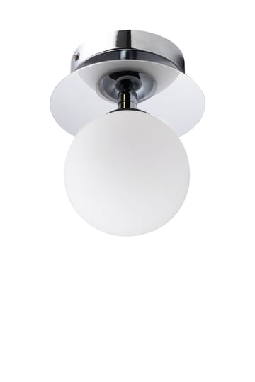 Candeeiro de teto/parede Art Deco IP44 - Cromo-Branco - Globen Lighting